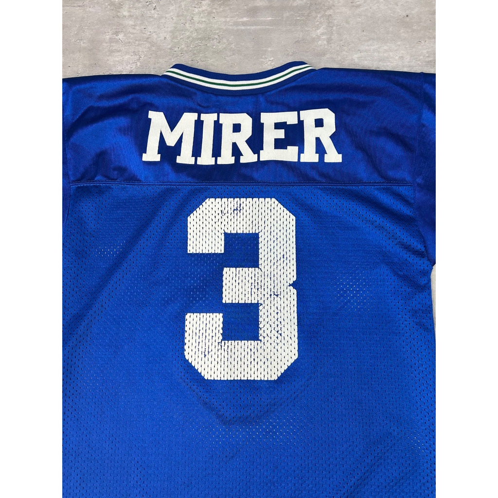 Vintage 90s Rick Mirer #3 Seattle Seahawks NFL Football Jersey Size YOUTH Large