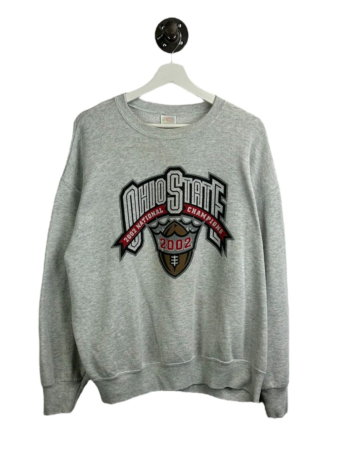 Vintage 2002 Ohio State Football Champs NCAA Graphic Sweatshirt Size XL