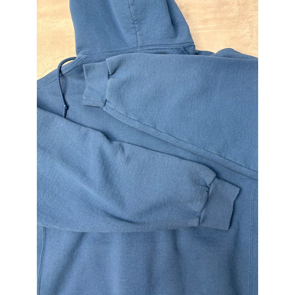 Vintage Russell Athletics Blank Hooded Full Zip Sweatshirt Size Large