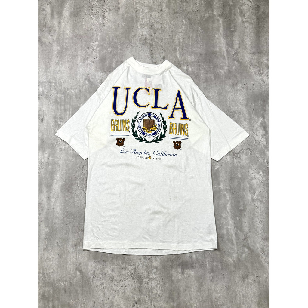 Vintage UCLA Bruins NCAA Graphic Crest Spellout T-Shirt Size Large
