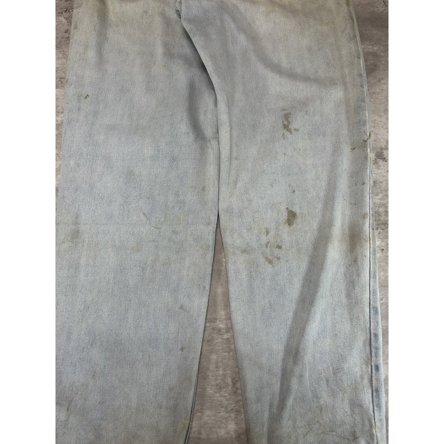Vintage 90s Levis Silvertab Loose Fit Light Wash Denim Pants Size 29 Blue