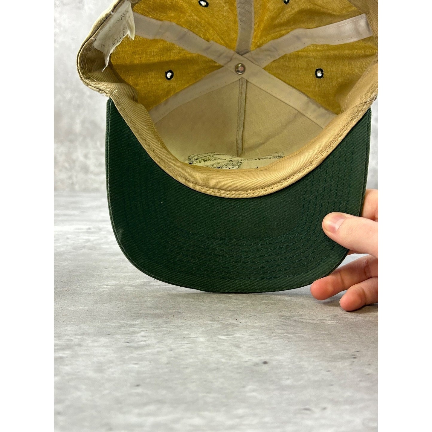 Vintage 90s Al Agnew Embroidered Bass Fishing Snapback Hat OSFA