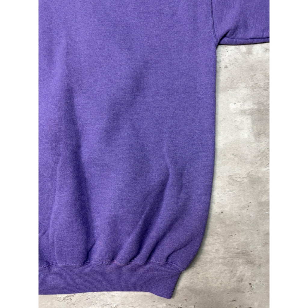 Vintage 90s Western Mustangs NCAA Embroidered Spellout Sweatshirt Size Medium