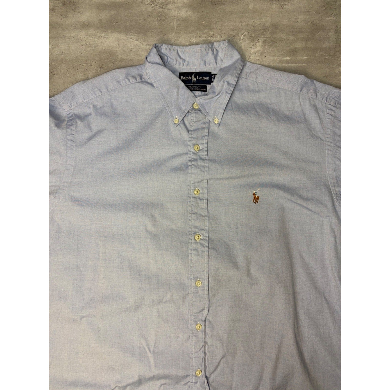 Vintage Polo Ralph Lauren Embroidered Pony Button Up Shirt Size 2XL