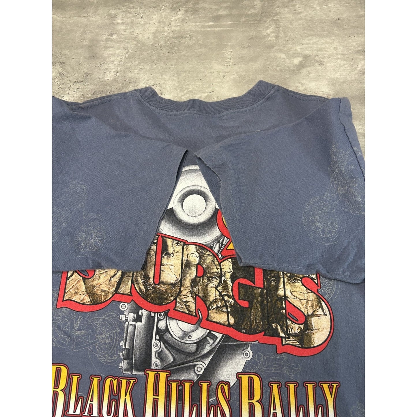 Vintage 1998 Sturgis Black Hills Rally Bald Eagle Graphic T-Shirt Size XL