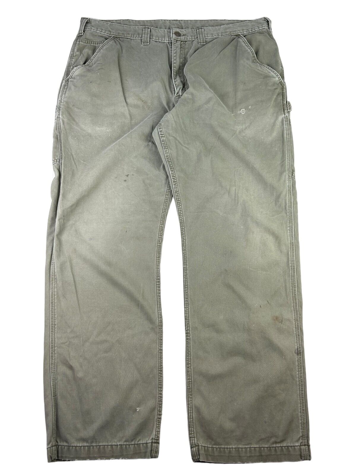 Vintage Carhartt Relaxed Fit Canvas Work Wear Carpenter Pants Size 40W B324ARG