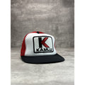 Vintage 1980s Kamlu Embroidered Patch Trucker Snapback Hat OSFA