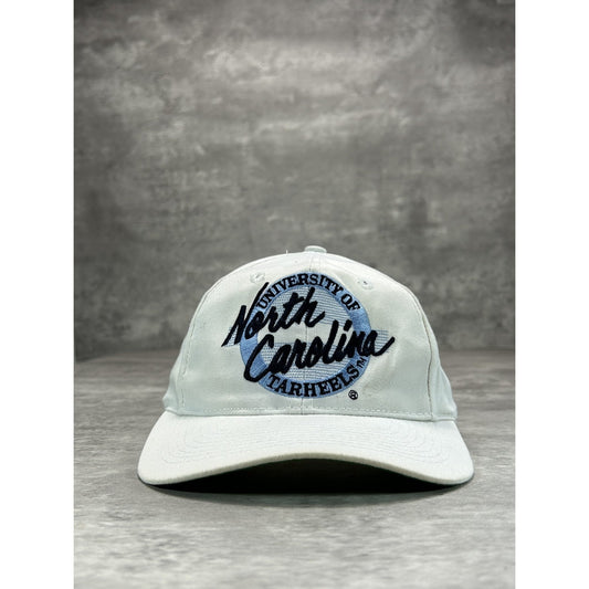Vintage 90s North Carolina NCAA Embroidered Spellout Snapback Hat OSFA