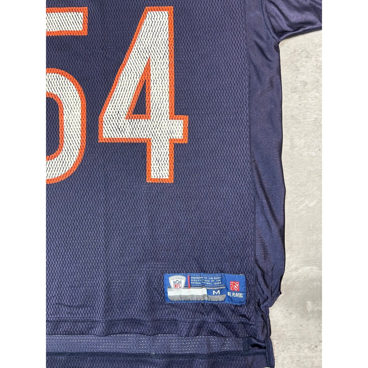 Vintage Brian Urlacher #54 Chicago Bears NFL Football Jersey Size Medium