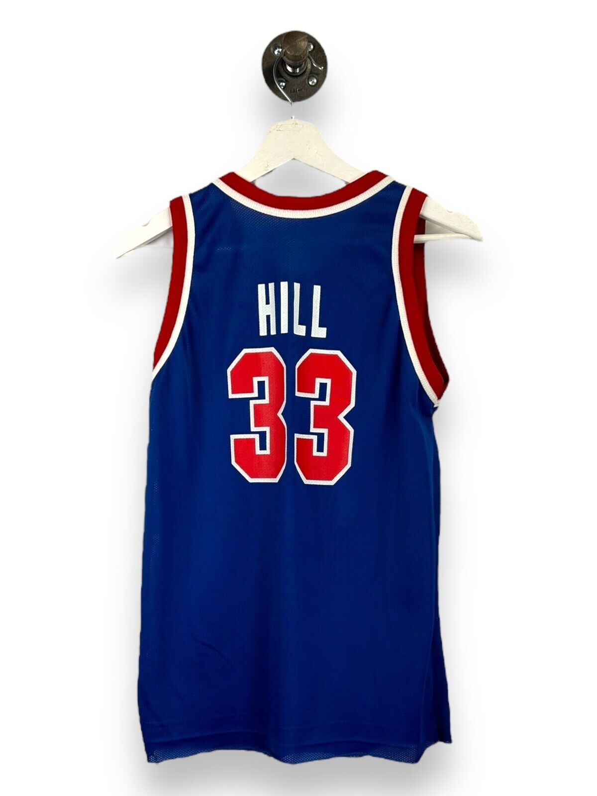 Vintage Grant Hill #33 Detroit Pistons NBA Champion Jersey Size YOUTH Large