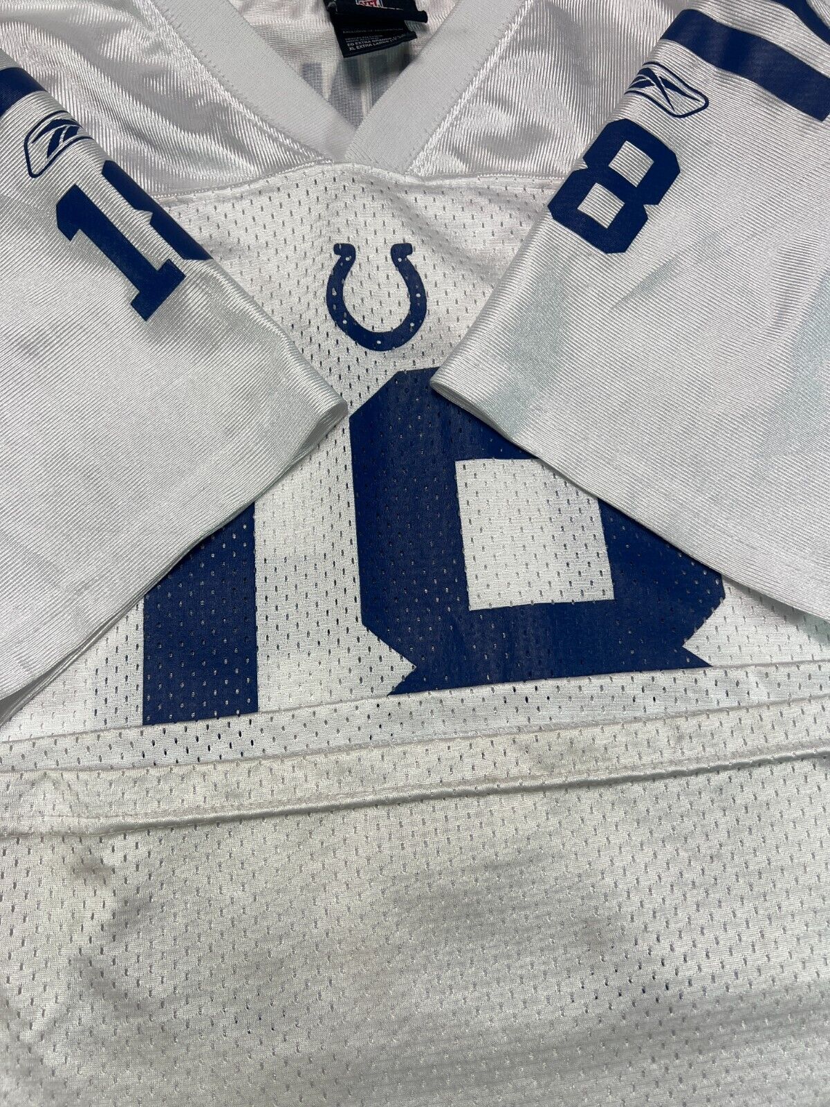 Vintage Peyton Manning #18 Indianapolis Colts NFL Football Jersey Size XL YOUTH