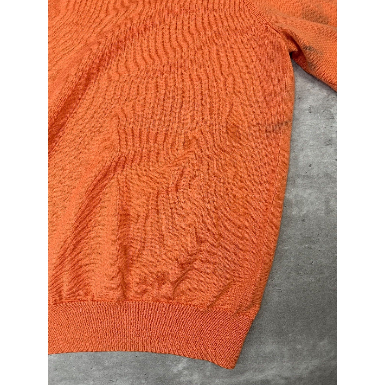 Vintage 1/4 Button Pullover Lightweight Knit Sweater Size XL
