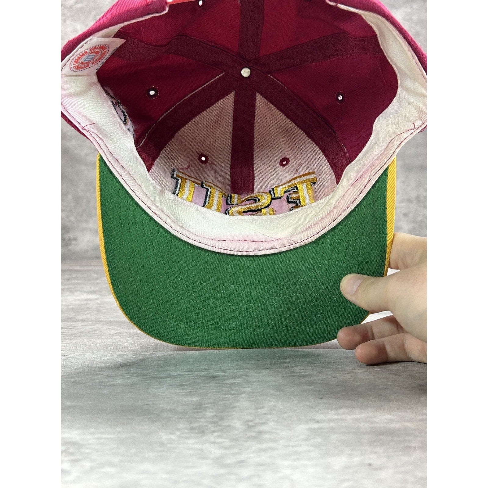 Vintage 90s Florida State Seminoles NCAA Embroidered Logo Snapback Hat OSFA