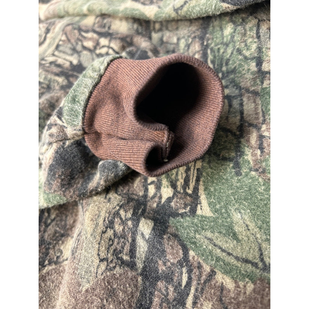 Vintage 90s Ocoee Realtree Camo Full Zip Hunting Bomber Jacket Size 2XL