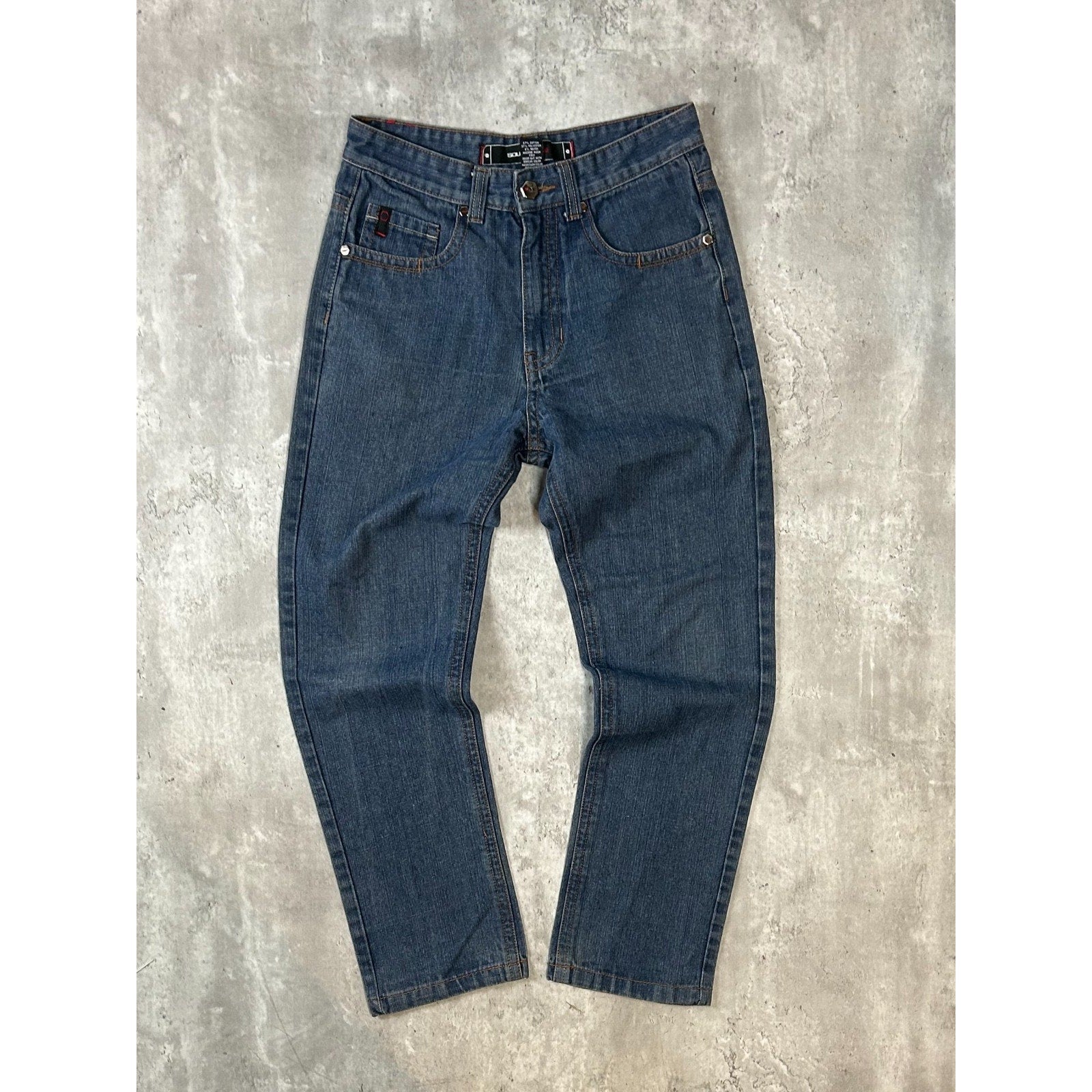 Vintage Y2K Southpole Dark Wash Denim Pants Size 30 Blue