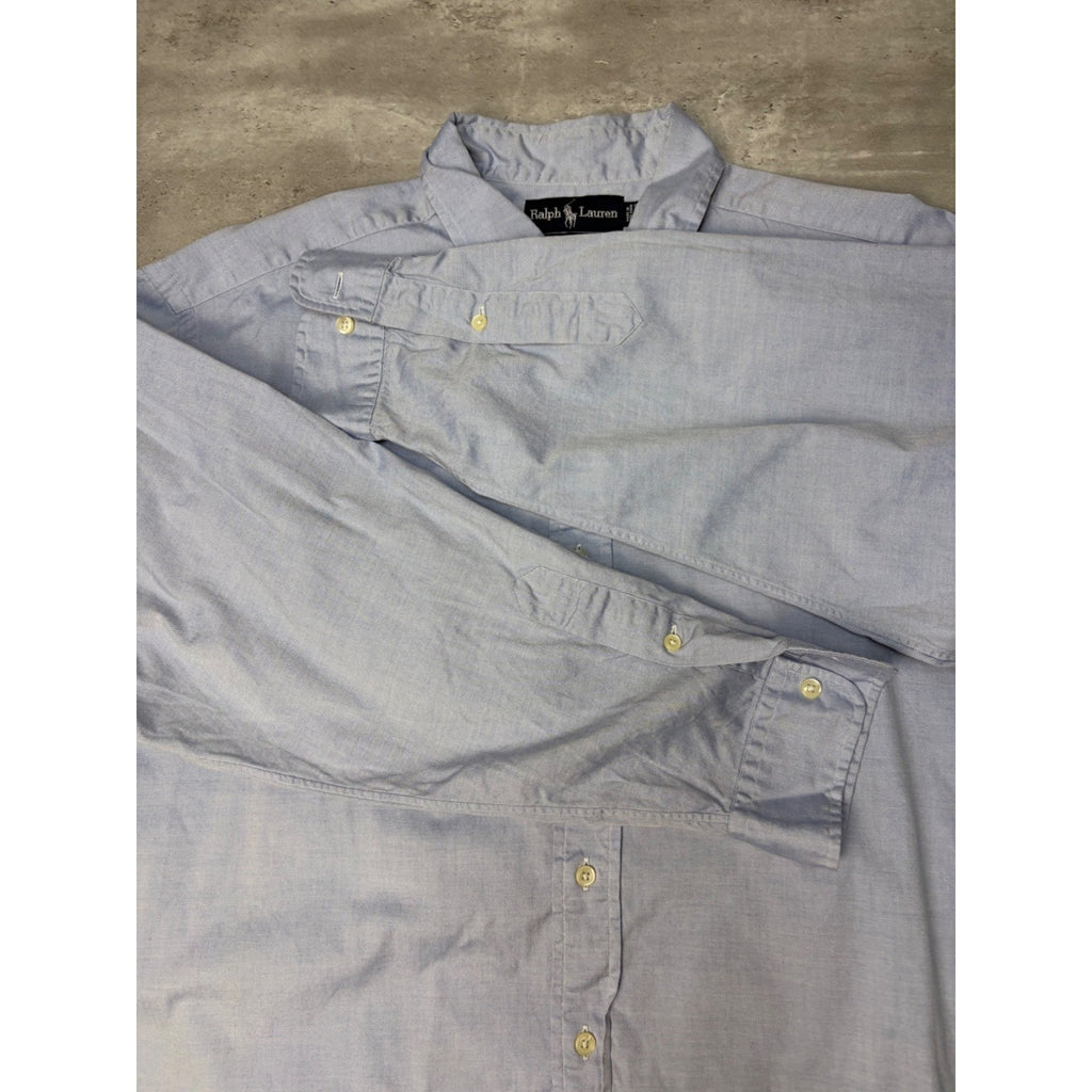 Vintage Polo Ralph Lauren Embroidered Pony Button Up Shirt Size 2XL