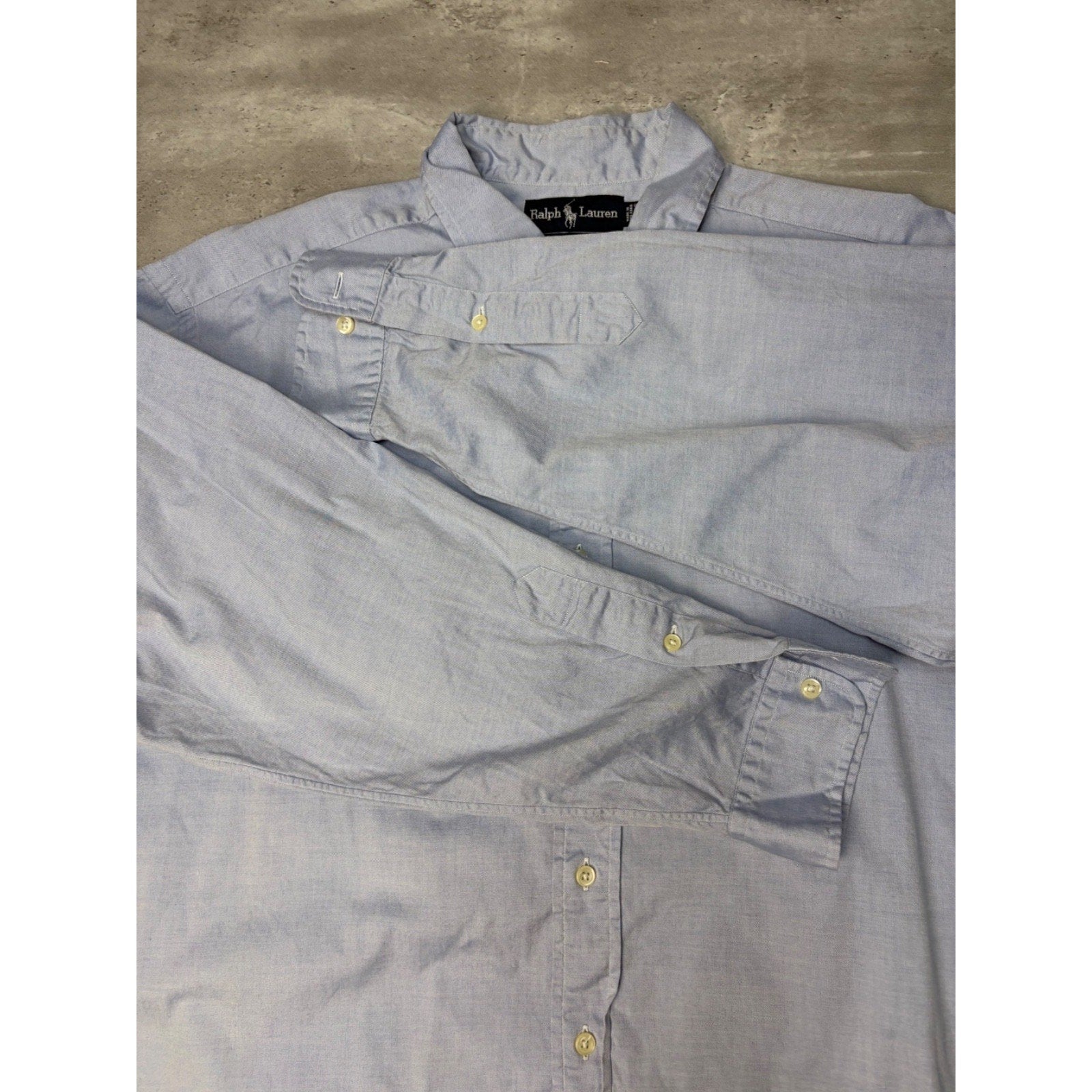 Vintage Polo Ralph Lauren Embroidered Pony Button Up Shirt Size 2XL
