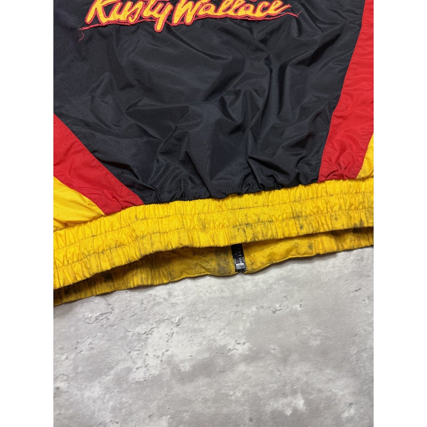 Vintage 90s Rusty Wallace #2 Nascar Embroidered Miller Racing Jacket Size Medium