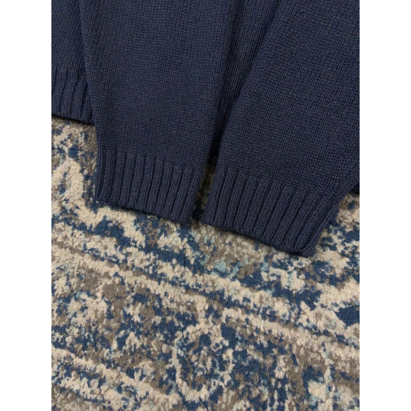 Vintage Basic Equipment Striped Crewneck Knit Sweater Size Large