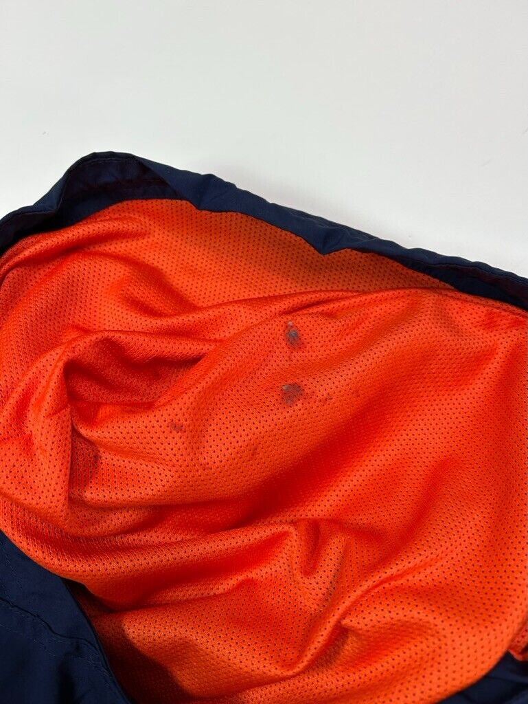 Syracuse Orangemen NCAA Nike 1/4 Zip Pullover Lacrosse Jacket Size Small Blue