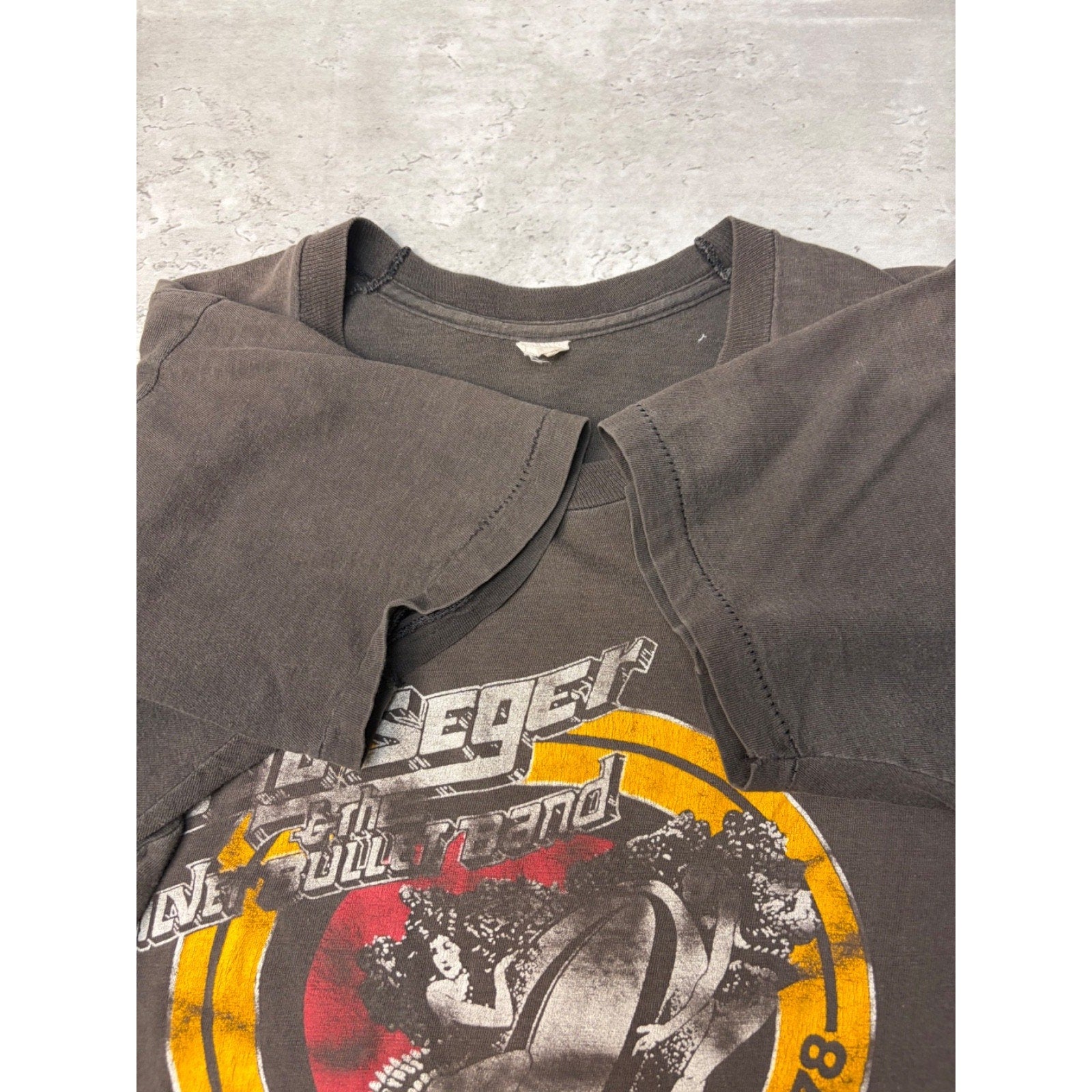 1978 Bob Seger And The Silver Bullet Band Tour Graphic T-Shirt Size Medium