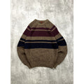 Vintage 90s Oakton Striped Pullover Knit Sweater Size Medium