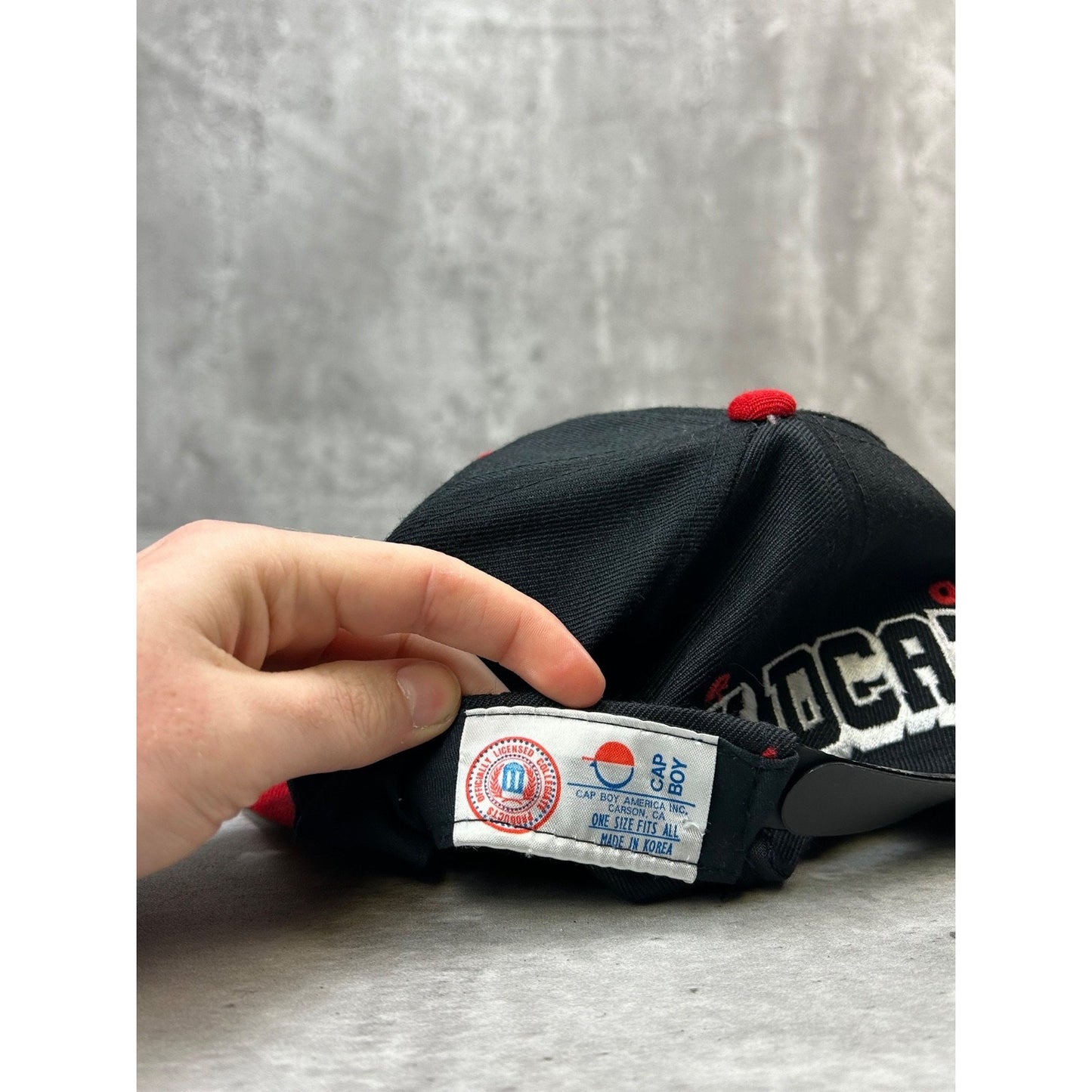 Vintage 90s Arizona Wildcats NCAA Embroidered Spellout Snapback Hat OSFA