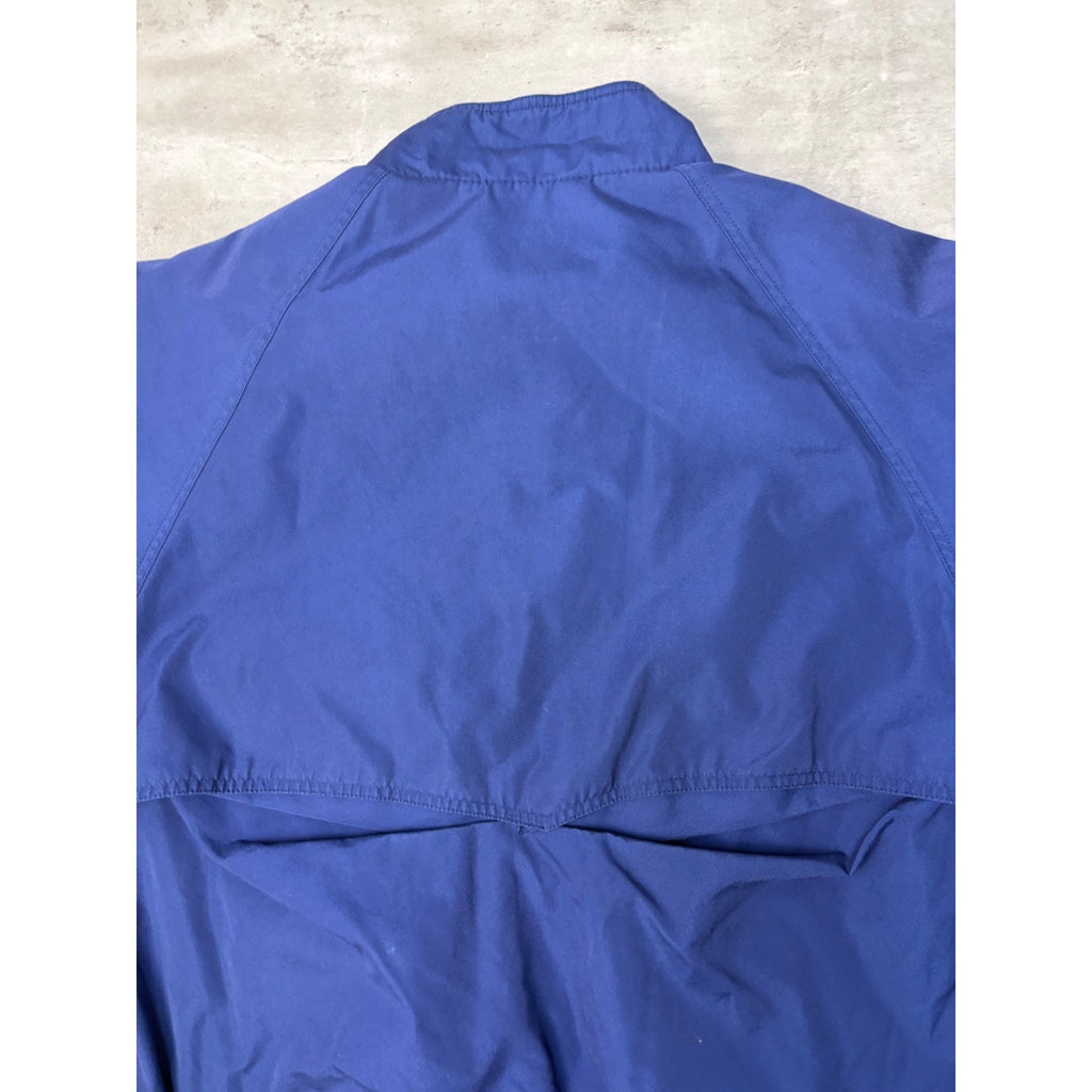 Vintage 90s Eddie Bauer Full Zip Navy Blue Bomber Jacket Size XL