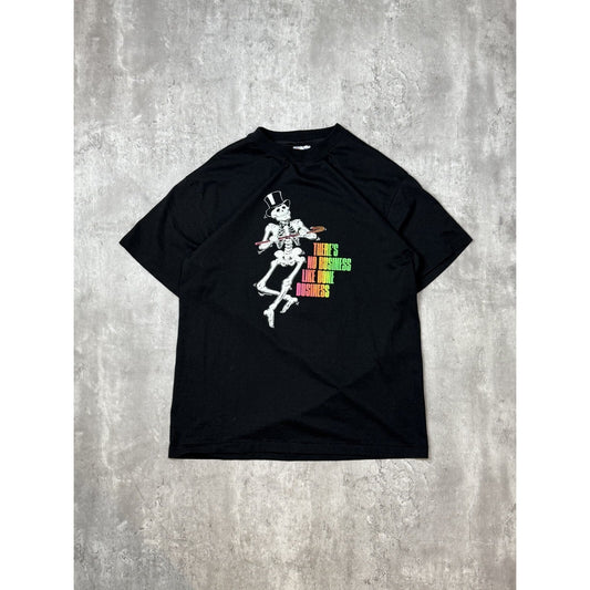 Vintage 90s There's No Business Like Bone Business Spellout T-Shirt Size Large