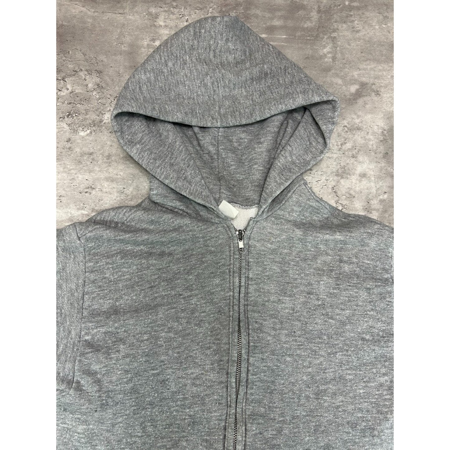 Vintage 1970s/80s Healthknit Thermal Lined Full Zip Hooded Sweatshirt Size Large