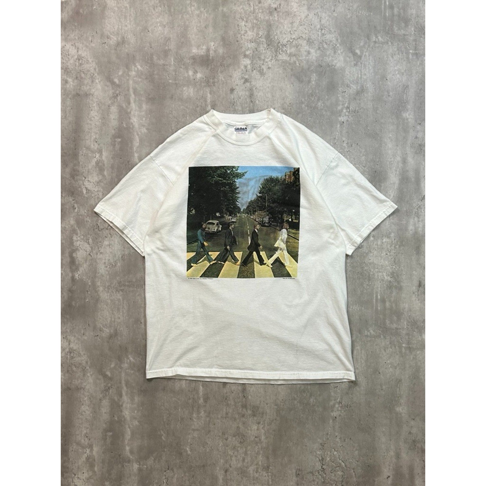 Vintage 90s The Beatles Abbey Road Album Cover Graphic T-Shirt Size XL