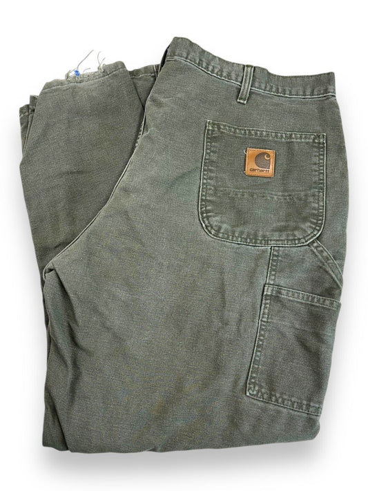 Vintage 90s Carhartt Canvas Workwear Carpenter Pants Size 40W