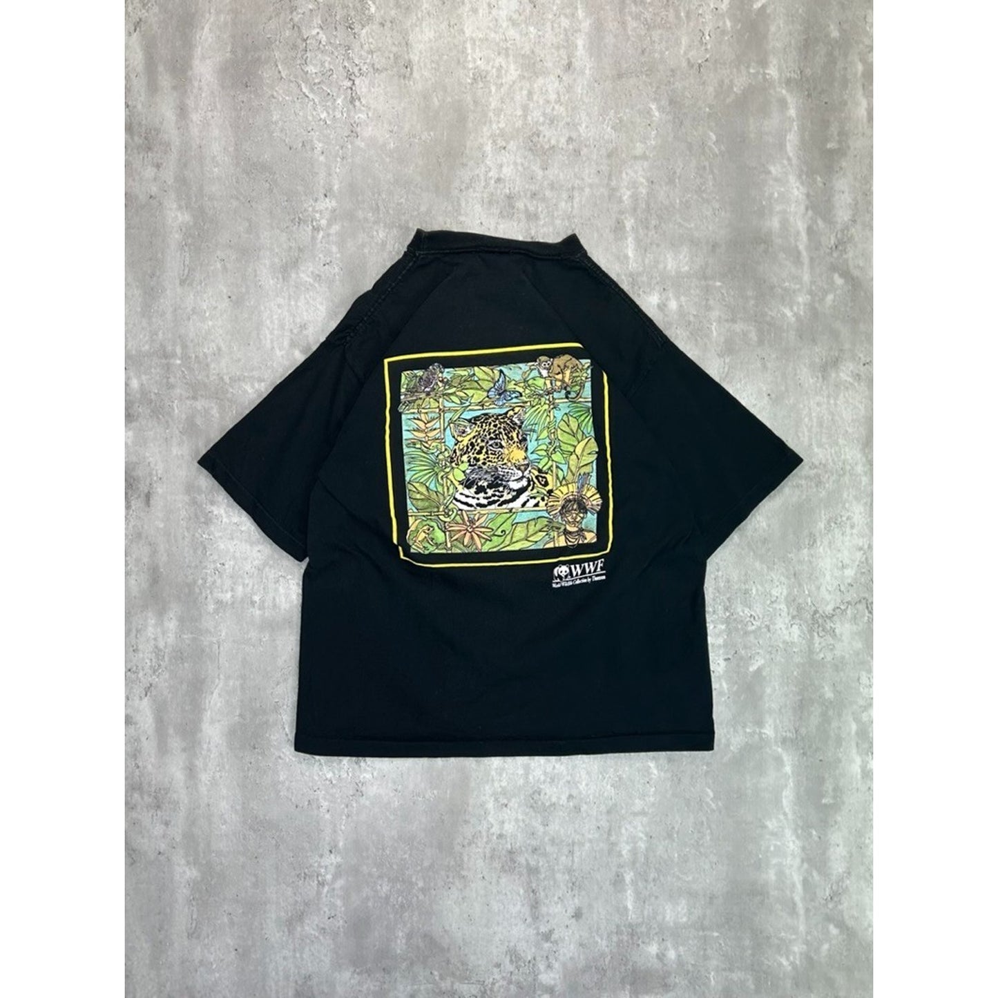 Vintage 90s WWF Every Piece Is Necessary Animal Preservation T-Shirt Sz Medium