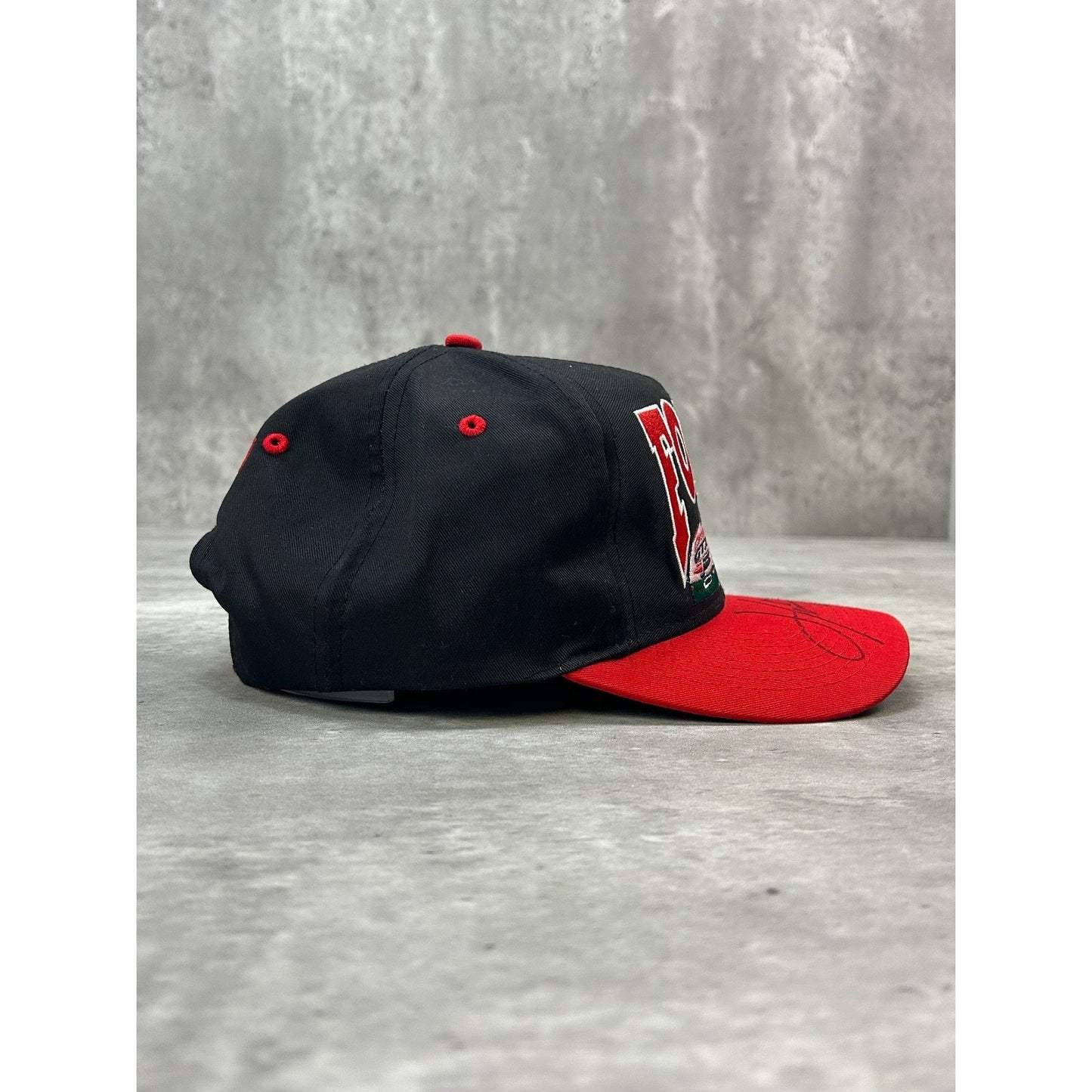 Vintage 90s John Force Castrol GTX Racing Embroidered Snapback Hat OSFA