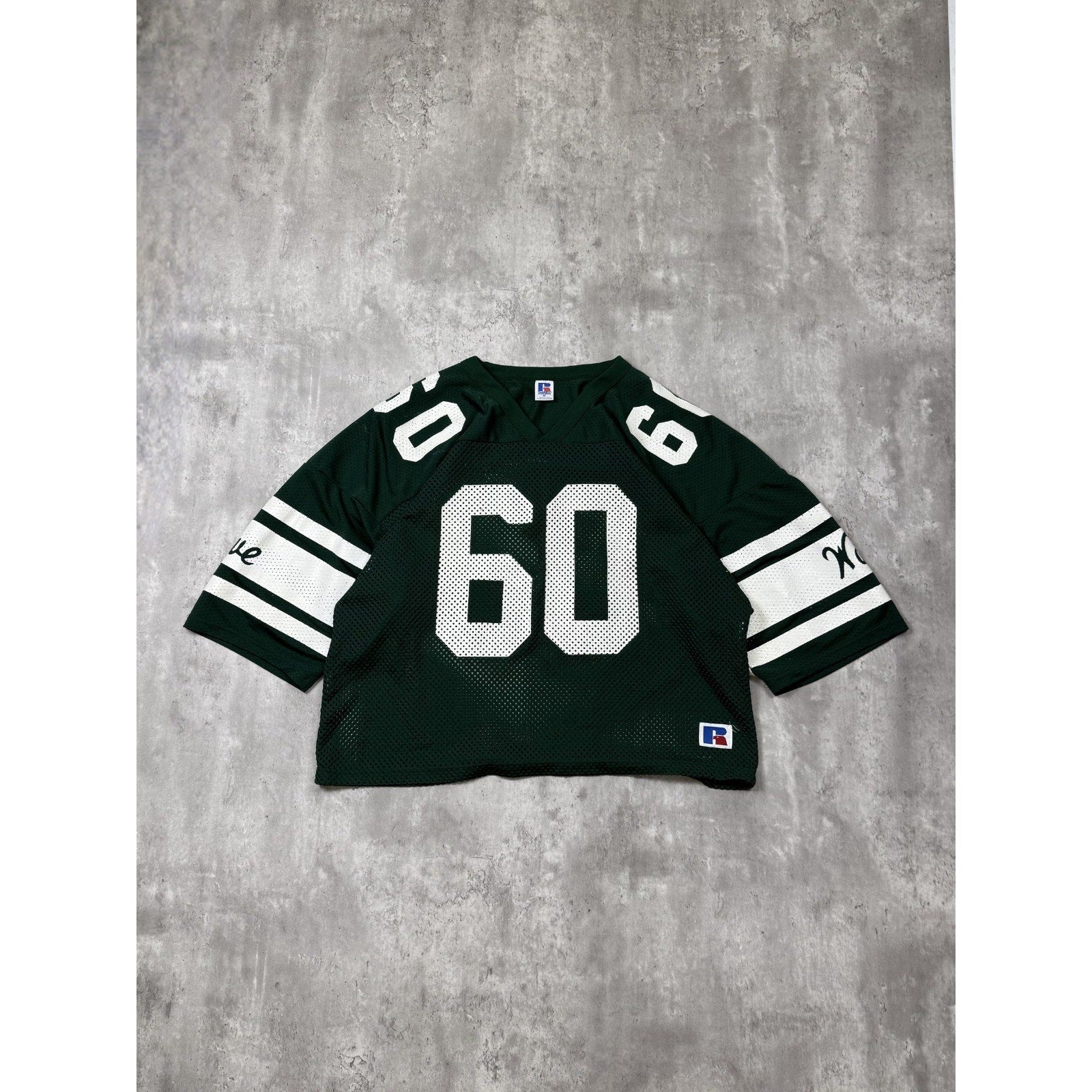 Vintage 80s/90s Tulane Wave #60 NCAA Loose Mesh Warm Up Football Jersey Size XL