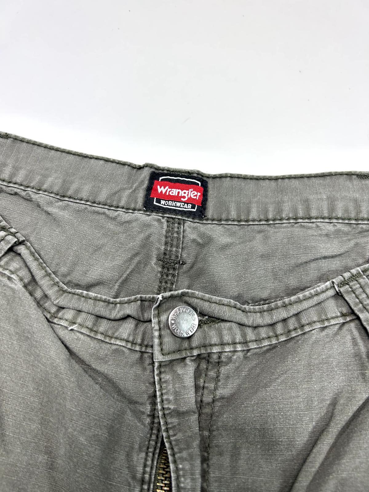 Wrangler Workwear Ripstop Five Pocket Pants Size 41 Dark Gray