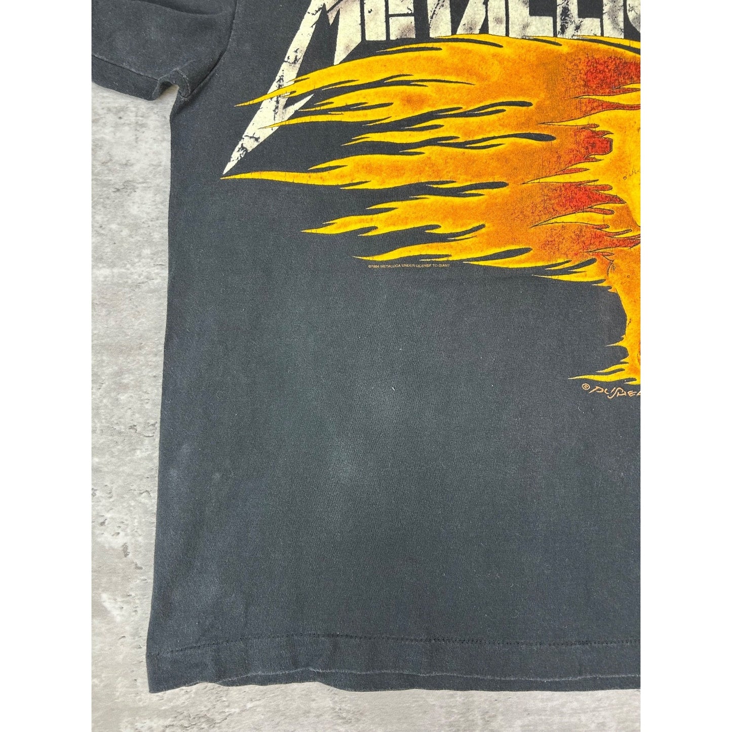 Vintage 1994 Metallica Summer Sh*t Pushead Skull Graphic Rock Music T-Shirt Med