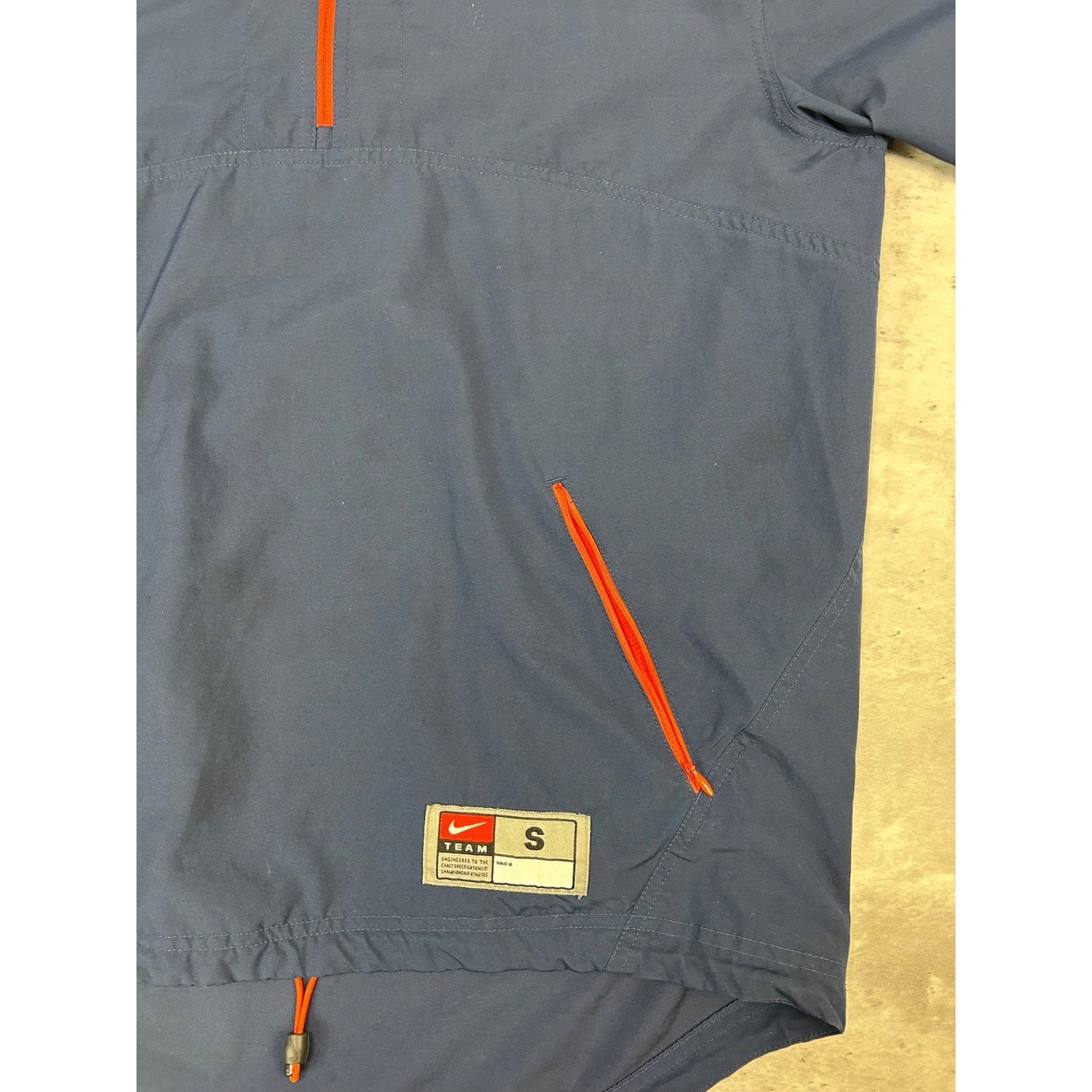 Syracuse Orangemen NCAA Nike Lacrosse 1/4 Zip Hooded Jacket Size Small