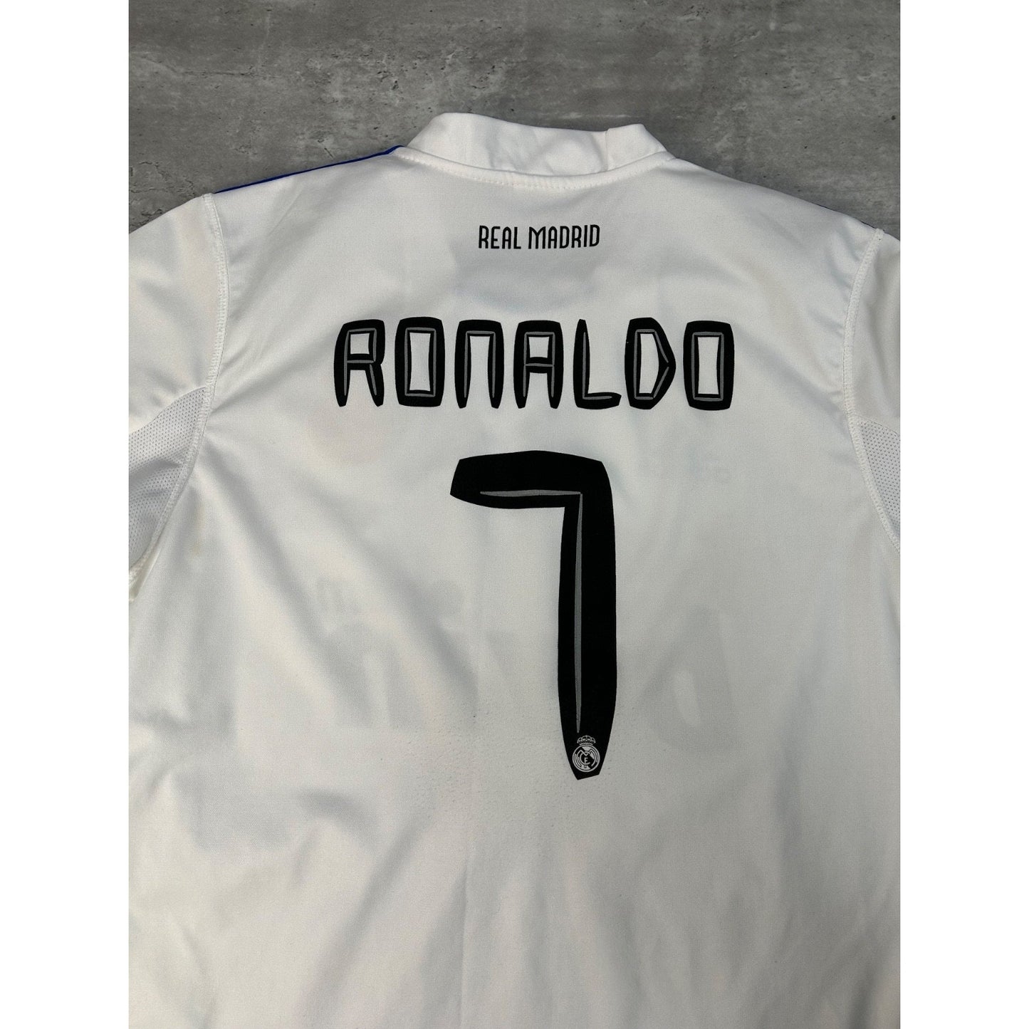 Vintage Cristiano Ronaldo #7 Real Madrid FC Adidas Soccer Jersey Size Large