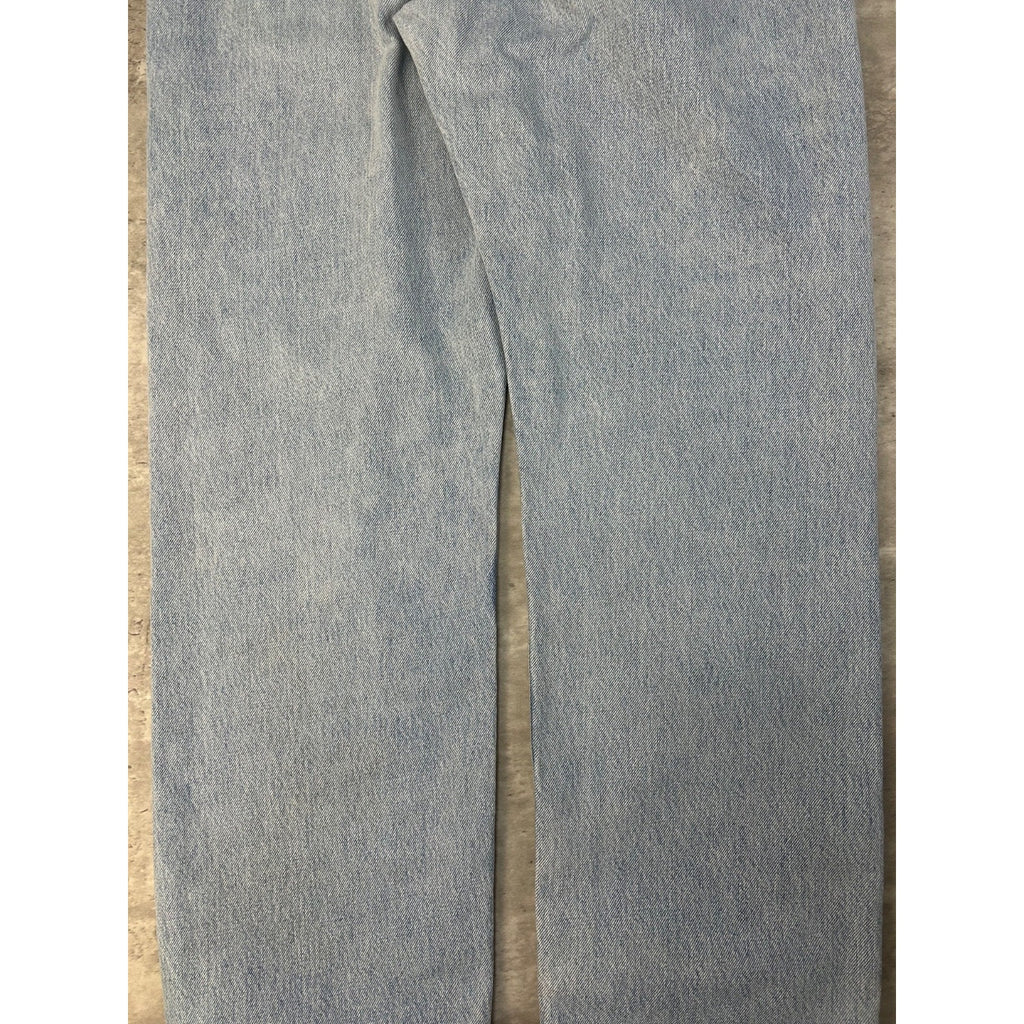 Vintage 90s Levis 505 Red Tab Straight Fit Light Wash Denim Pants Size 35