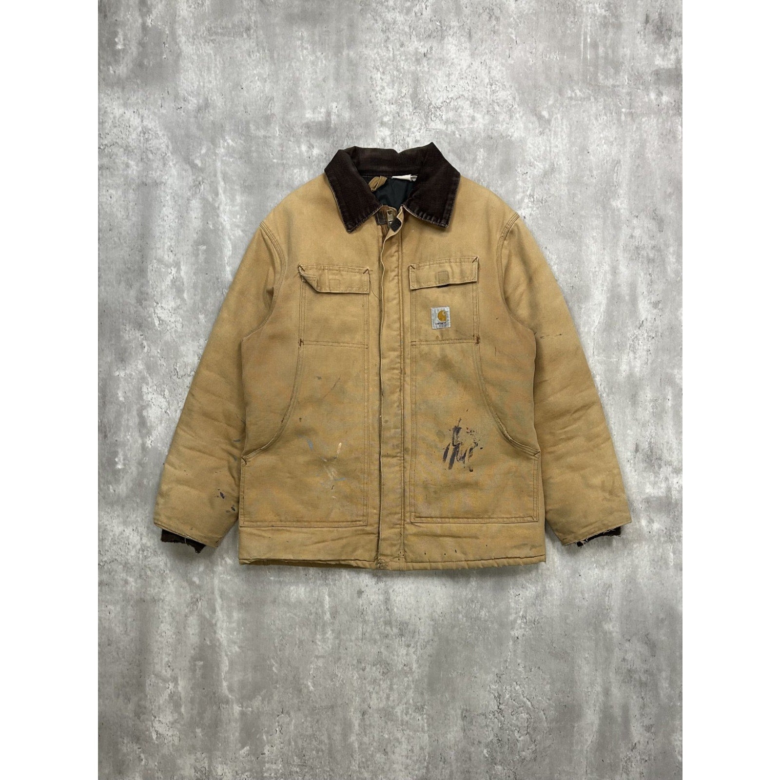 Vintage Carhartt Insulated Canvas Workwear Arctic Jacket Size XL