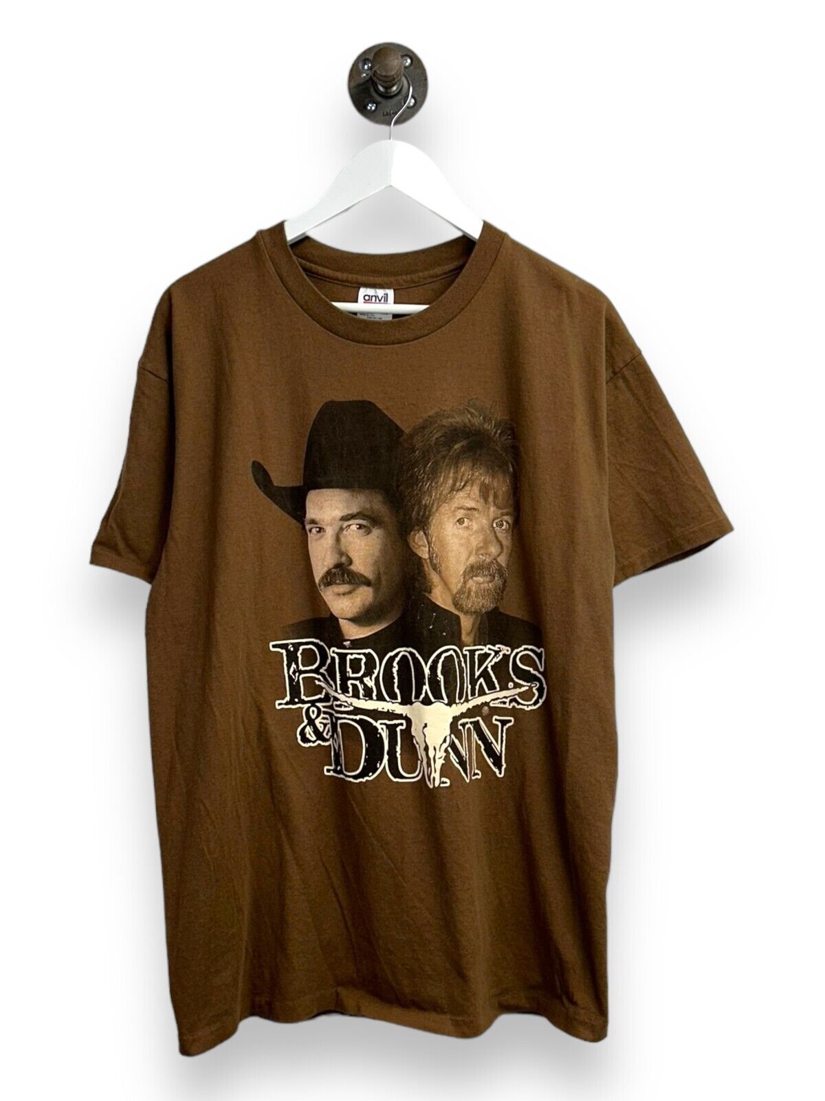 Vintage 90s Brooks & Dunn You Are Who You Ride With Country Music T-Shirt Sz XL