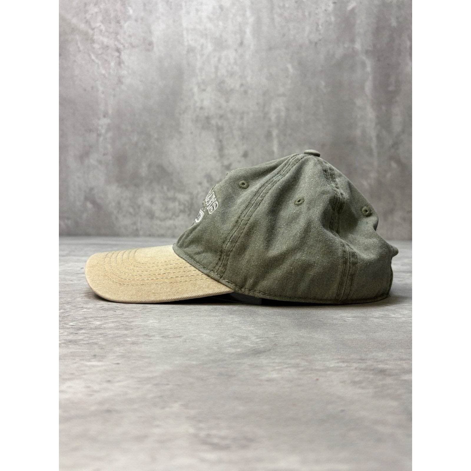 Vintage Outer Bands North Carolina Embroidered Two Tone Strapback Hat OSFA