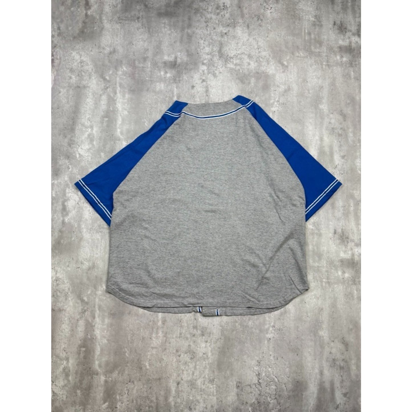 Vintage Detroit Lions NFL Embroidered Two Tone Baseball Jersey Size XL