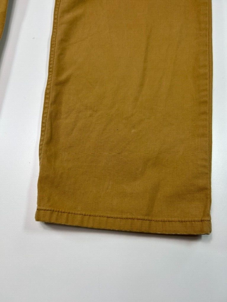 Carhartt Relaxed Fit Canvas Workwear Five Pocket Pants Size 38 Brown