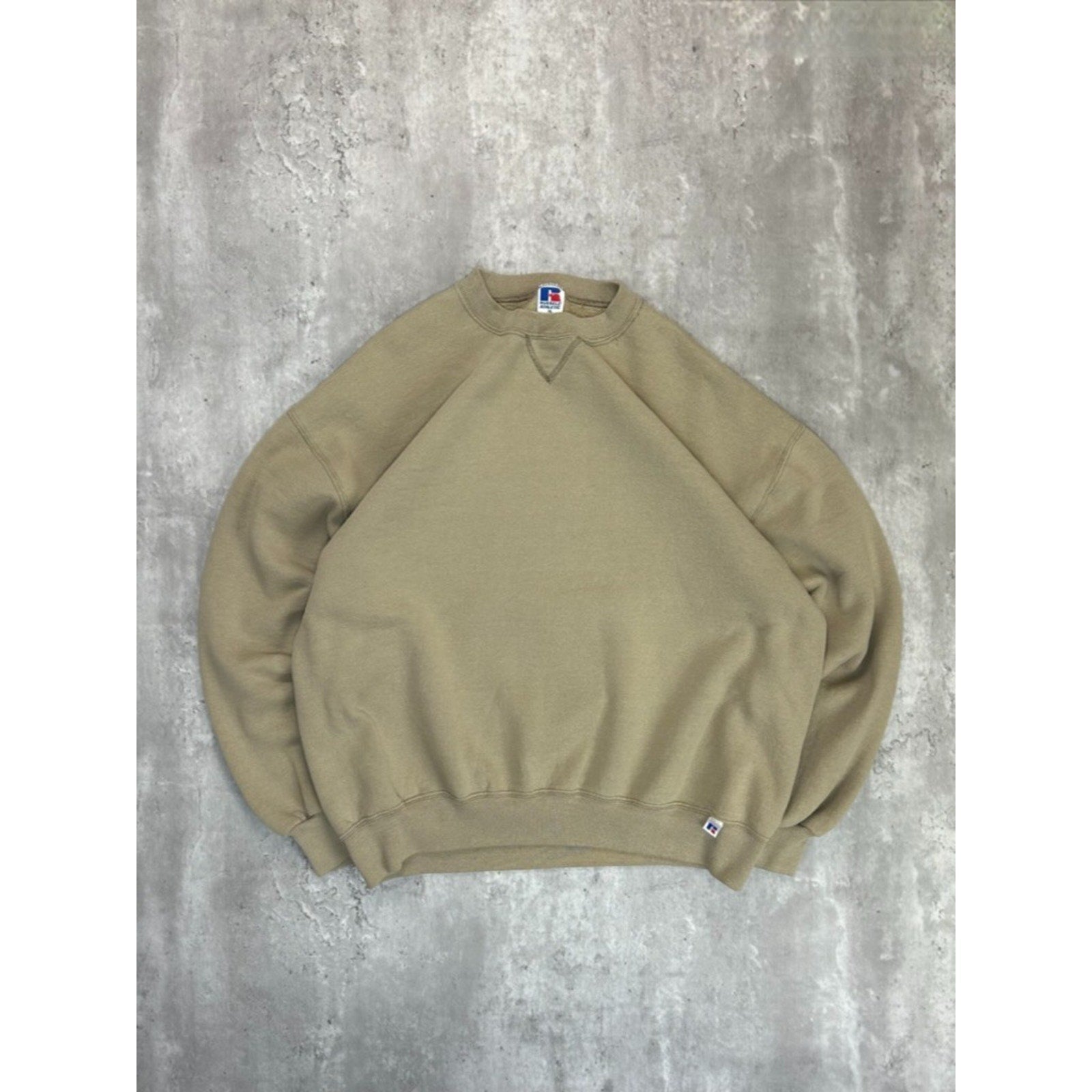 Vintage 90s Russell Athletics Blank Pullover Crewneck Sweatshirt Size XL