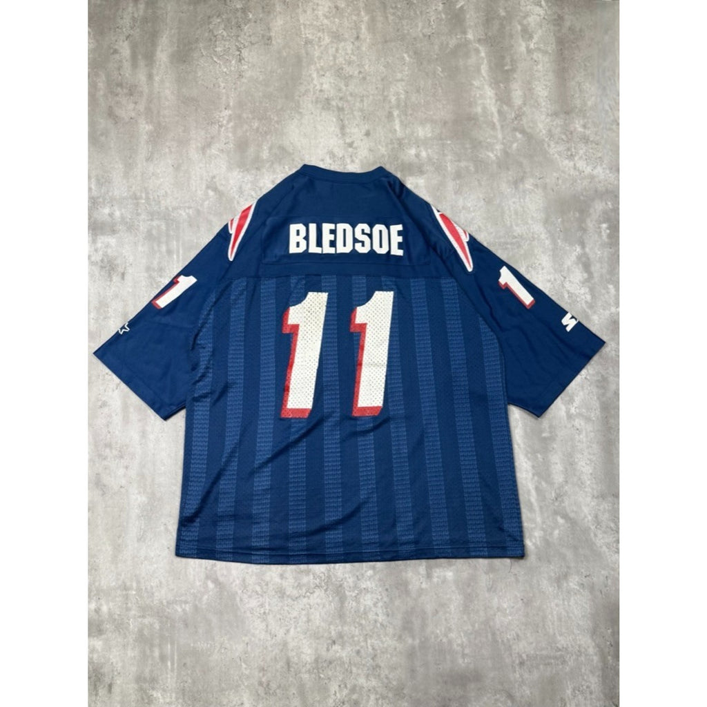 Vintage Drew Bledsoe #11 New England Patriots NFL Football Jersey Size XL