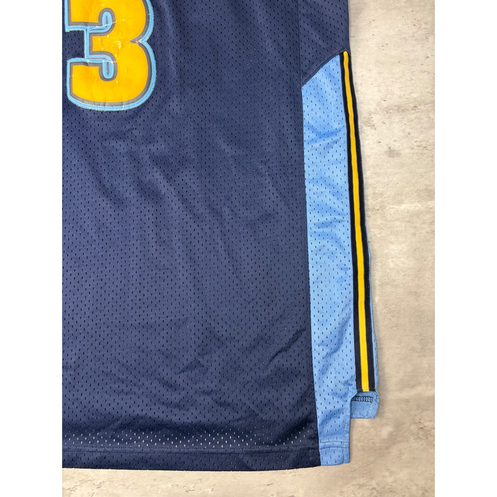 Vintage Allen Iverson #3 Denver Nuggets NBA Adidas Basketball Jersey Size 2XL
