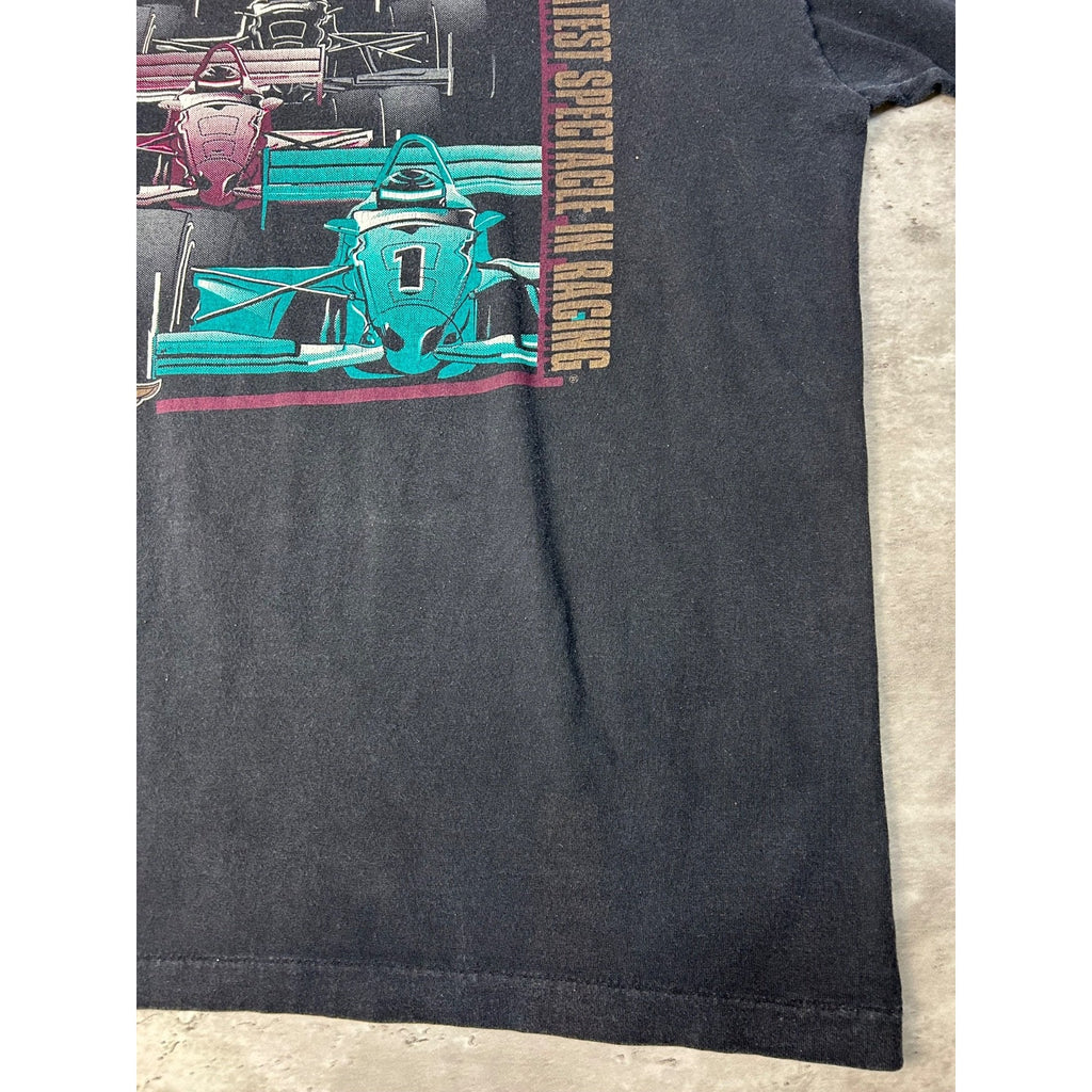 Vintage 90s Indianapolis 500 Nascar Racing Graphic T-Shirt Size 2XL