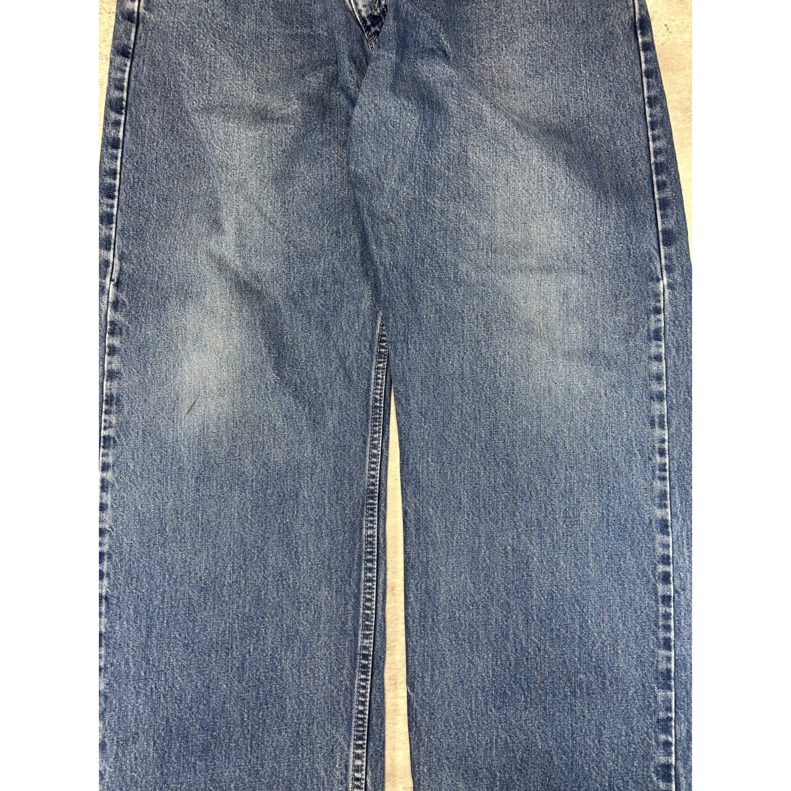 Vintage 2000s Levis Silvertab Loose Fit Dark Wash Denim Pants Size 38 Blue